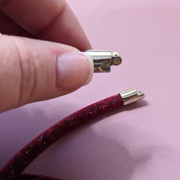 Swarovski Stardust Red Double Wrap Bracelet - Picture 6 of 6